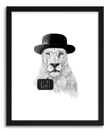 Fine art print Say My Name by artist Balazs Solti