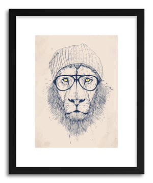 Fine art print Cool Lion by artist Balazs Solti