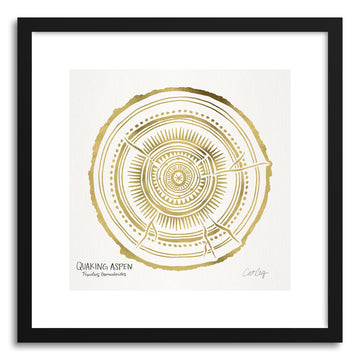 Art print Gold Quaking by artist Cat Coquillette