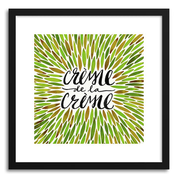Art print Green Creme DeLa Creme Tote by artist Cat Coquillette