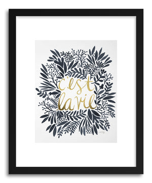 Fine art print C'est La Vie Grey by artist Cat Coquillette