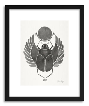 Art print Grey Scarab by artist Cat Coquillette