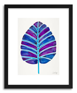 Art print Indigo Alocasia by artist Cat Coquillette