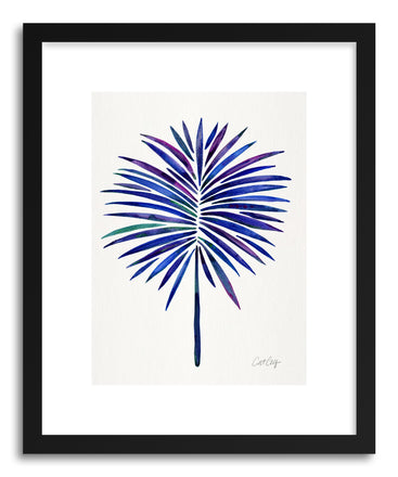 Art print Indigo Fan Palm by artist Cat Coquillette