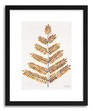 Art print Leaflets Orange by artist Cat Coquillette