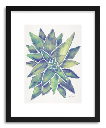 Art print Marbled Aloe Vera by artist Cat Coquillette