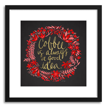 Fine art print Coffee Charcoal by artist Cat Coquillette