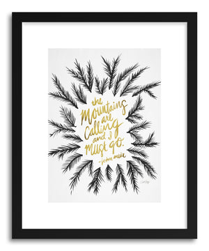 Art print Mountains Gold by artist Cat Coquillette
