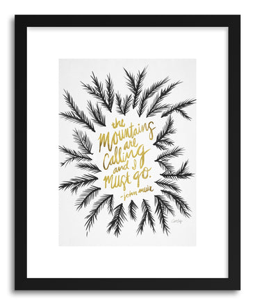 Art print Mountains Gold by artist Cat Coquillette