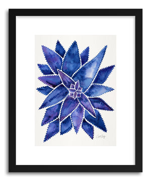 Art print Navy AloeVera by artist Cat Coquillette