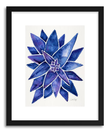 Art print Navy AloeVera by artist Cat Coquillette
