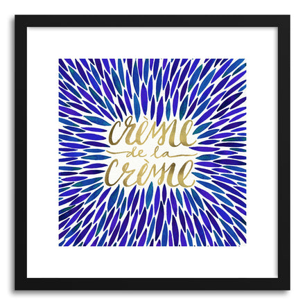 Art print Navy CremeDeLa Creme Tote by artist Cat Coquillette