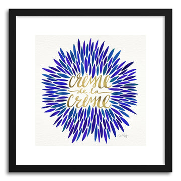Art print Navy CremeDeLa Creme by artist Cat Coquillette