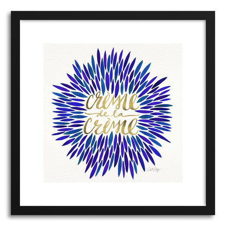 Art print Navy CremeDeLa Creme by artist Cat Coquillette