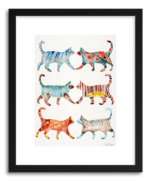 Art print Original Cat Collection by artist Cat Coquillette