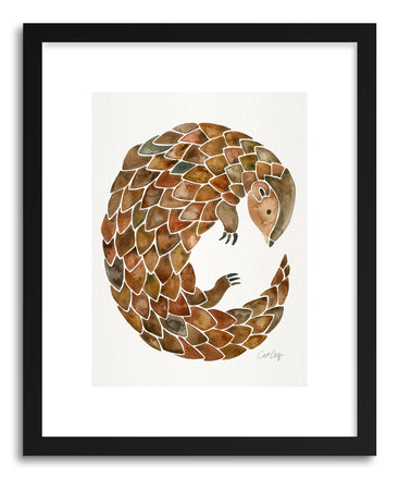 Art print Pangolin by artist Cat Coquillette