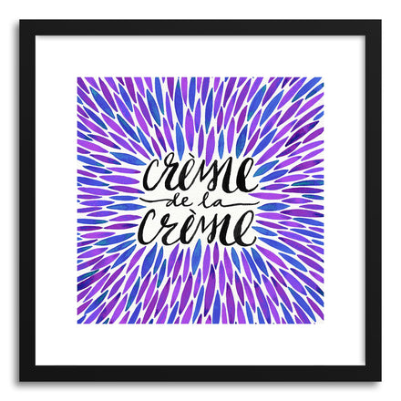 Art print Periwinkle Creme DeLa Creme Tote by artist Cat Coquillette
