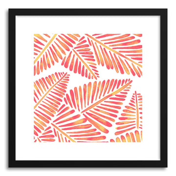 Pink BananaLeaves Pattern