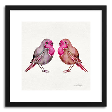 Art print Pink Birds by artist Cat Coquillette
