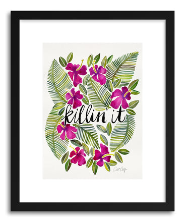 Art print Pink Killin It by artist Cat Coquillette