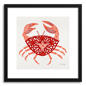 Art print Red Crab by artist Cat Coquillette
