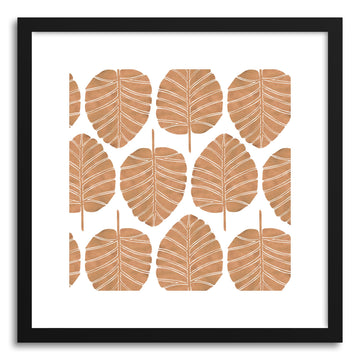 Art print Rose Gold Alocasia Pattern by artist Cat Coquillette