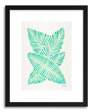 Art print Sea Foam Banana Leaves by artist Cat Coquillette