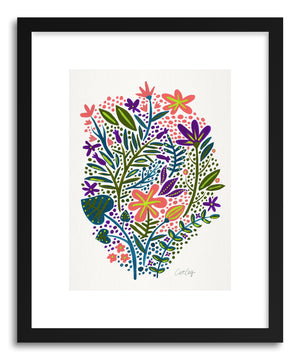 Art print Teal Blush Garden by artist Cat Coquillette