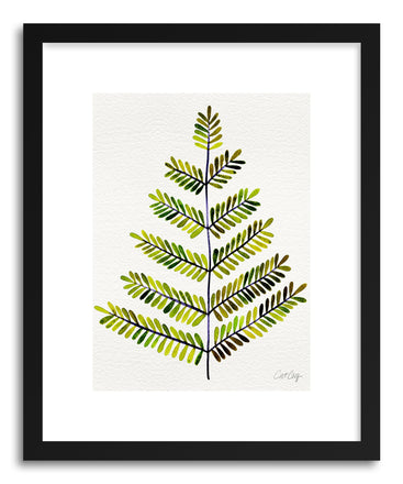 Fine art print Leaflets Green by artist Cat Coquillette