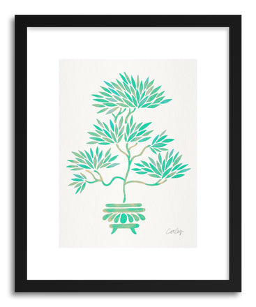 Art print Turquoise Bonsai by artist Cat Coquillette