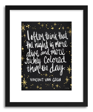 Art print Van Gogh Black by artist Cat Coquillette