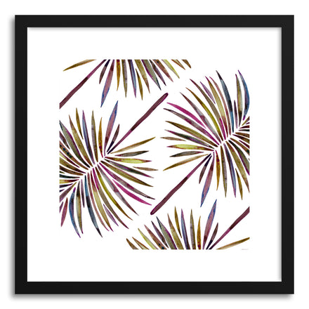 Art print Vintage Fan Palm Pattern by artist Cat Coquillette