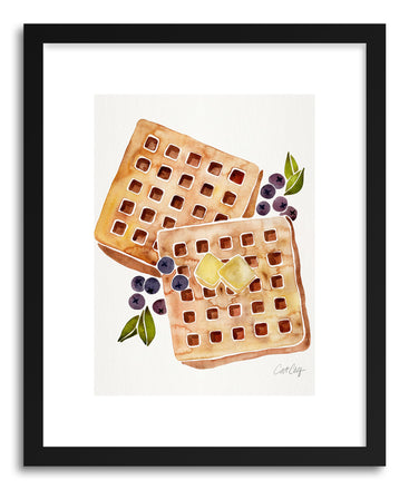 Art print Waffles by artist Cat Coquillette