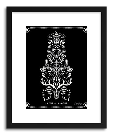 Art print White La Mort by artist Cat Coquillette