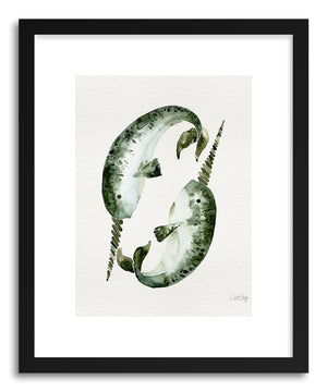 Fine art print Original Narwhals by artist Cat Coquillette