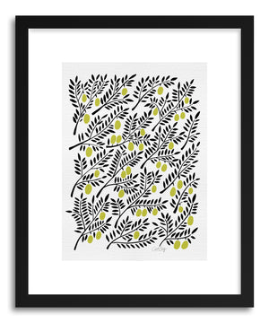 Fine art print Yellow Olive Branches by artist Cat Coquillette