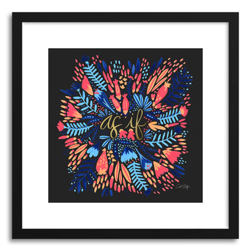 Art print AsIf Multi Black by artist Cat Coquillette