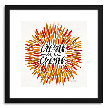 Art print Autumn Creme DeLa Creme by artist Cat Coquillette