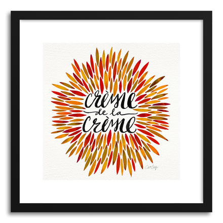 Art print Autumn Creme DeLa Creme by artist Cat Coquillette