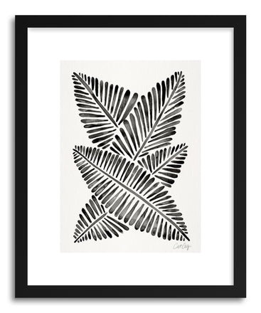 Art print Black Banana Leaves by artist Cat Coquillette