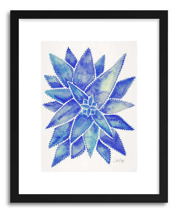 Art print Blue Aloe Vera by artist Cat Coquillette