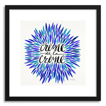 Art print Blues Creme DeLa Creme by artist Cat Coquillette