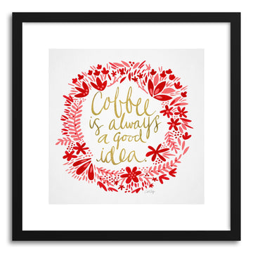 Art print Coffee White by artist Cat Coquillette