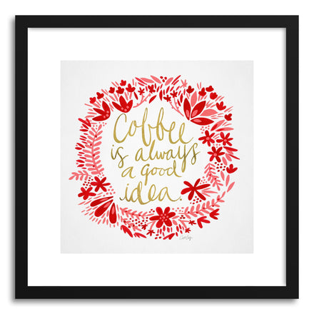 Art print Coffee White by artist Cat Coquillette