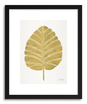 Art print Gold Alocasia by artist Cat Coquillette