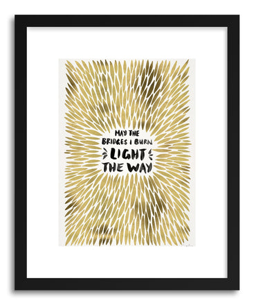 Art print Gold Bridges Burn Burst by artist Cat Coquillette