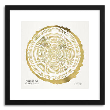 Art print Gold Douglas by artist Cat Coquillette