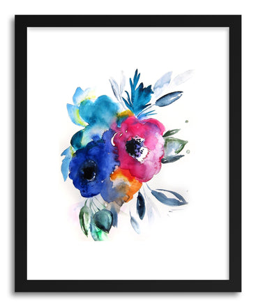 Fine art print Floral No.9 by artist Christine Lindstorm