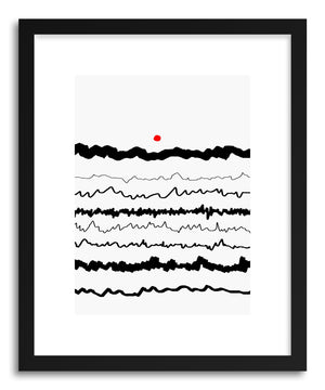 Fine art print Minimal Mountains by artist Elisabeth Fredriksson