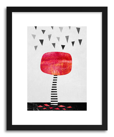 Fine art print The Red Tree by artist Elisabeth Fredriksson